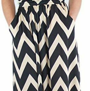 Chevron Maxi Dress